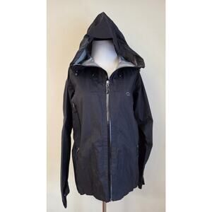 Outdoor Research Helium Rain Jacket Womens S Packable UltraLight Charcoal